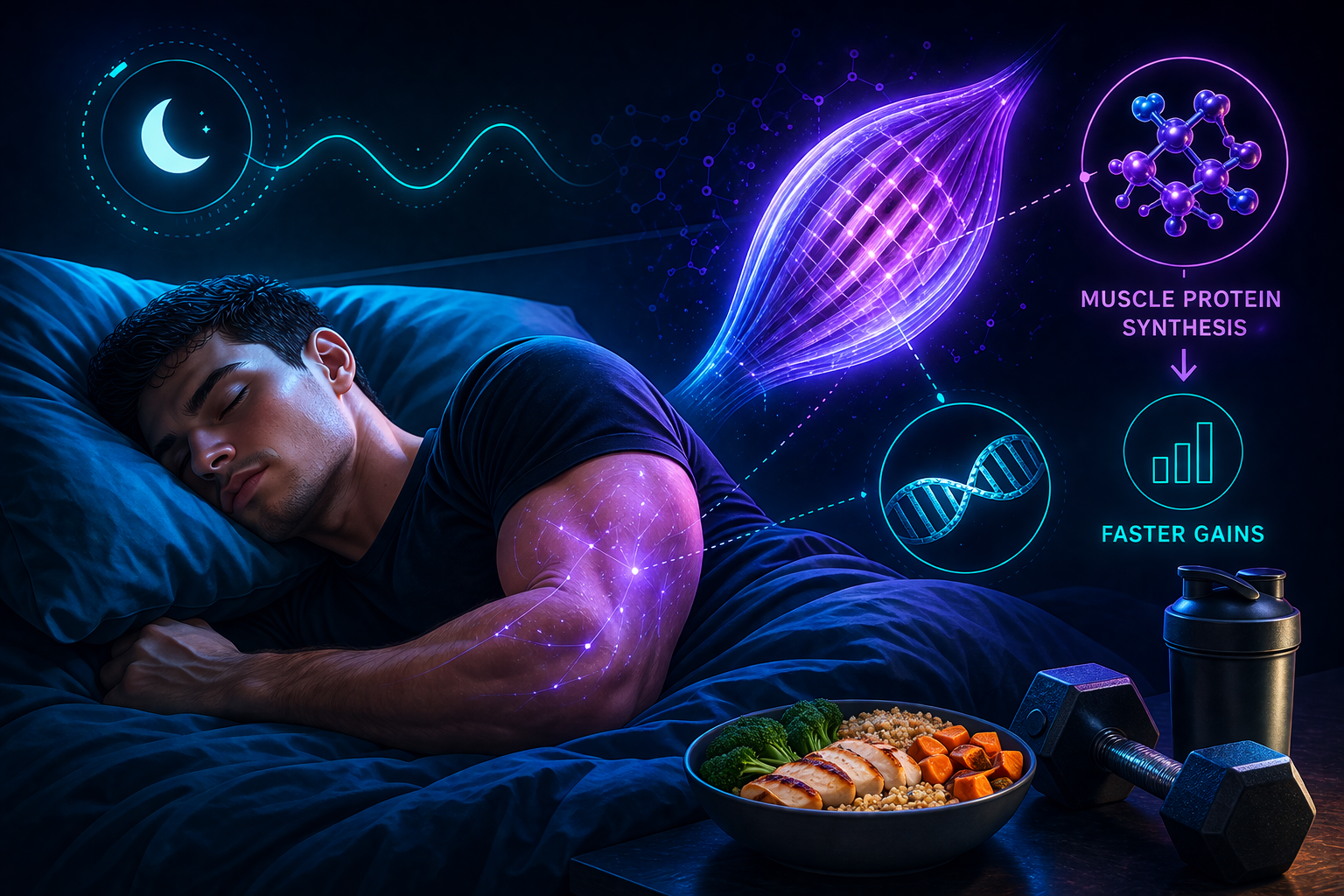 The Sleep-Myalgia Connection: How Deep Sleep Triggers Muscle Protein Synthesis for Faster Gains