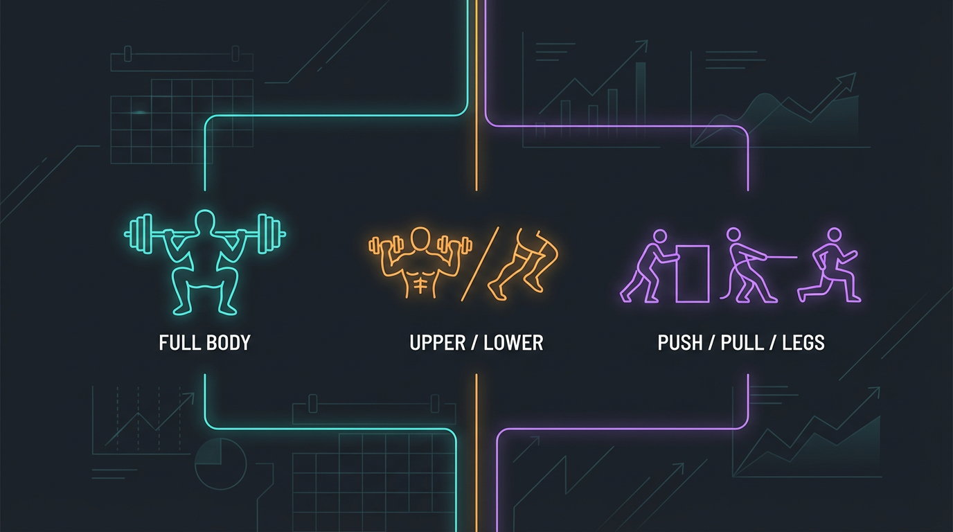 Upper-Lower vs. PPL vs. Full Body: Which Workout Split is Best for Your Goals?